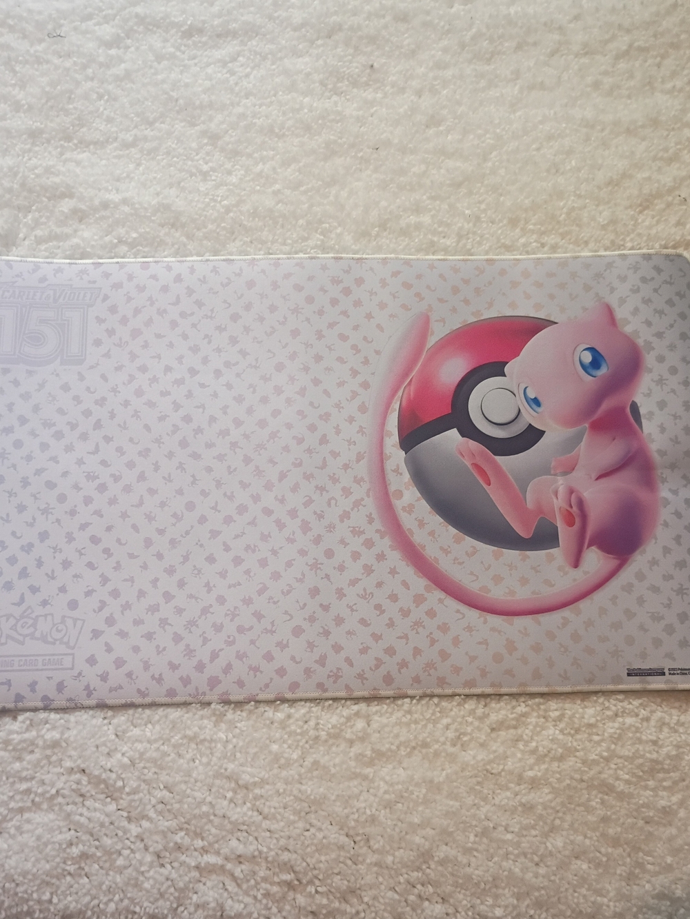 Pokemon TCG Playmat featuring Mew - Pink
